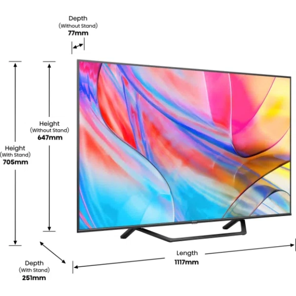 Hisense 50'' QLED 50A7KQ 4K Smart TV