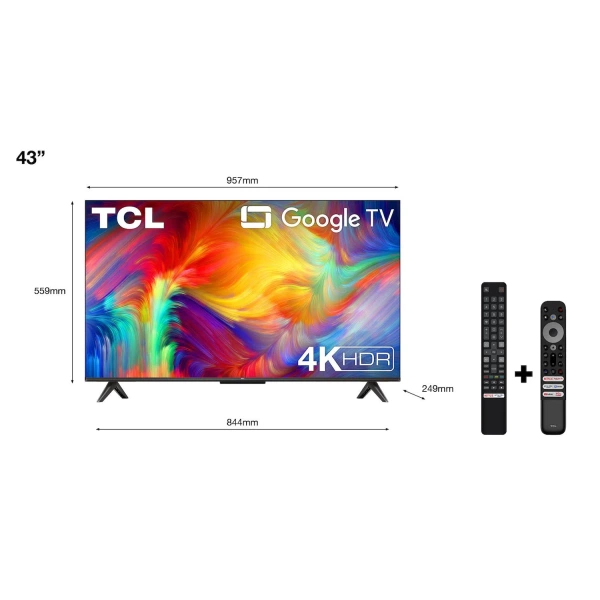 TV 43" TCL 43P735 Google TV