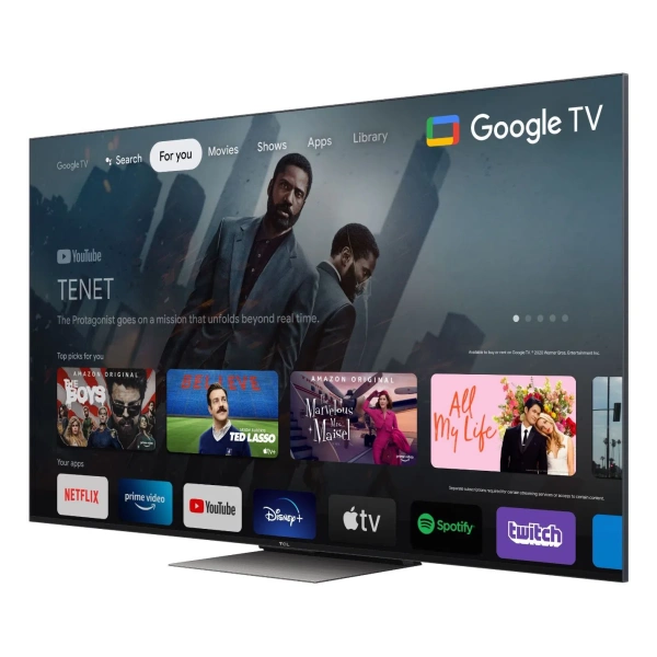 TV 55" TCL MINI LED 55C835 Google TV