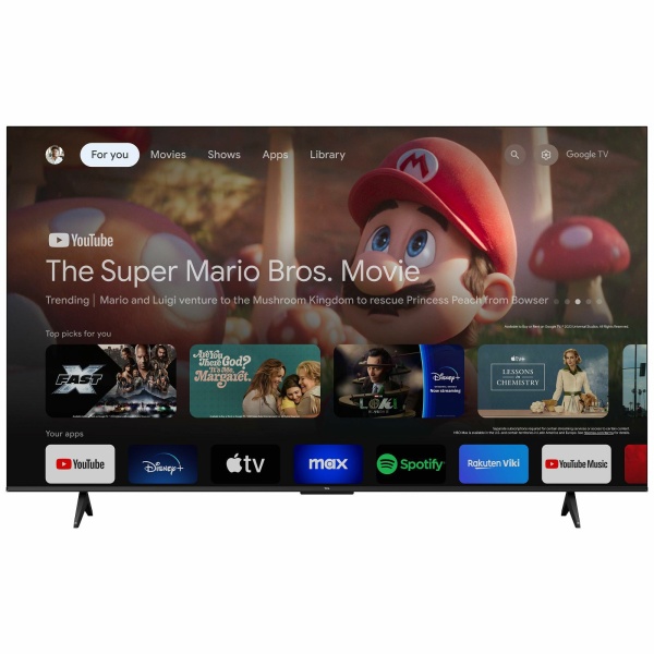 TCL 75" 75V6B LED TV UHD Google TV