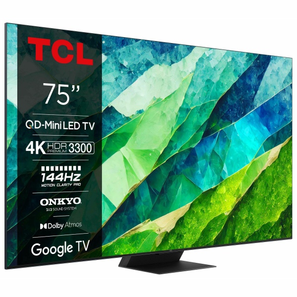 TCL MINI LED TV 75" 75C855 Google TV