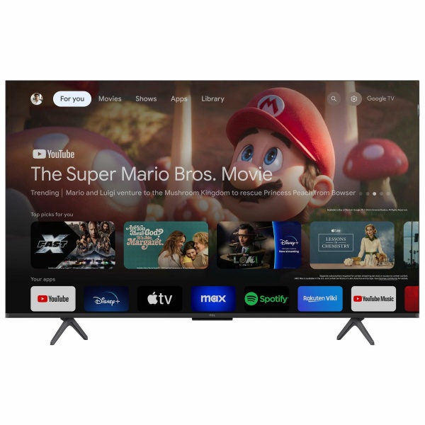 TCL QLED TV 50" 50C655 Google TV