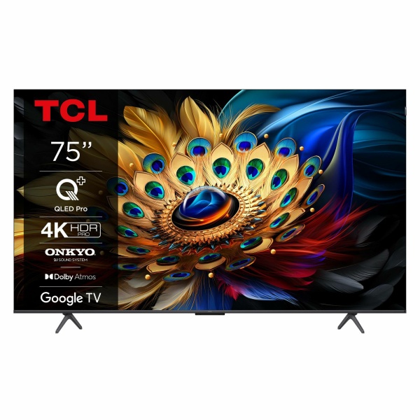 TCL QLED TV 75" 75C655 Google TV