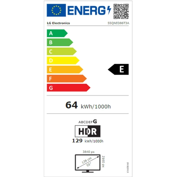 LG 55" 55QNED85T3C QNED 4K 120Hz Smart TV