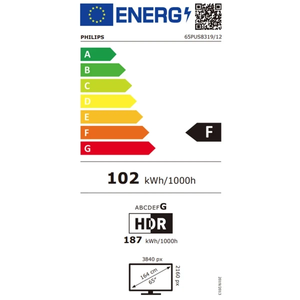 Philips 65'' 65PUS8319/12 65“ LED Ambilight Smart (Titan OS)