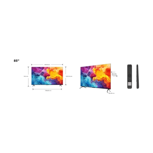 TCL 85'' 85V6B LED 4K TV Google TV