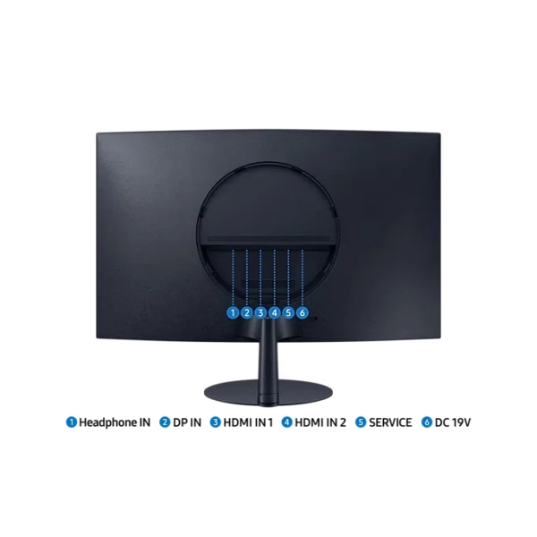 Samsung Monitor 27" 27C390 VA FHD zakrivljen 75Hz