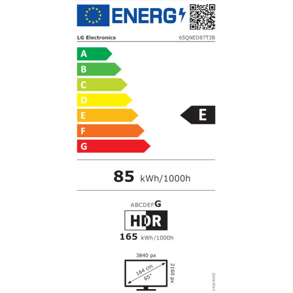 LG 65'' 65QNED87T3B AI 4K smart TV