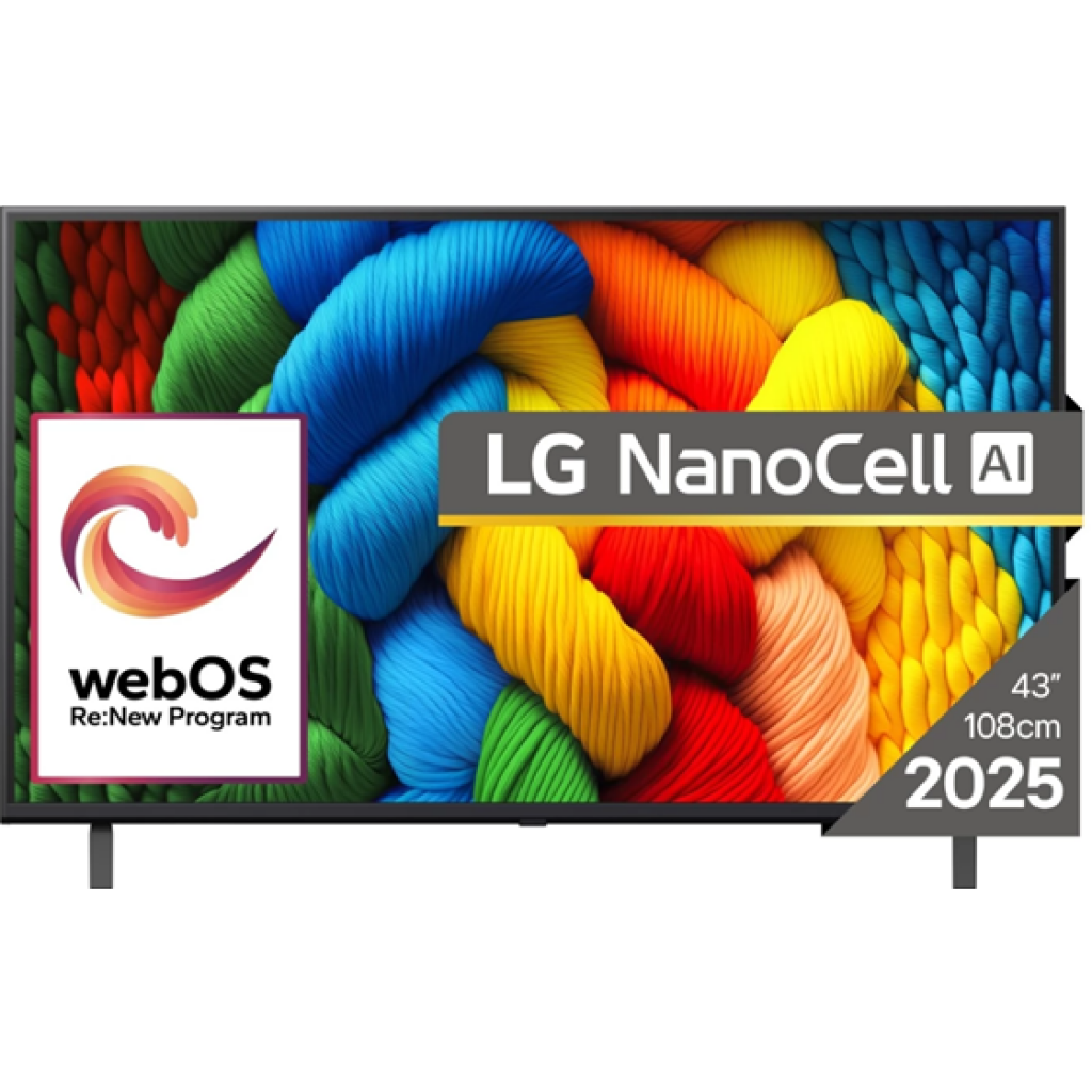 LG 43'' 43NANO80A3B LED UHD Smart Nano Cell