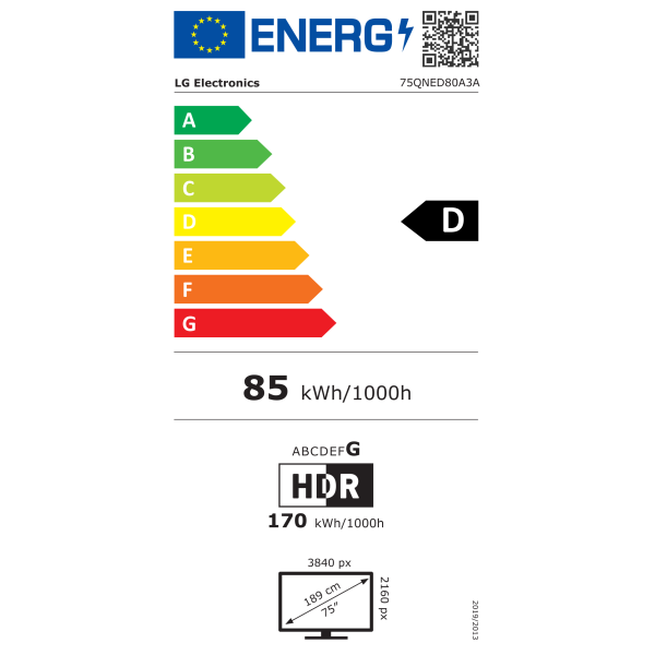 LG 75" 75QNED80A3A QNED 4K Smart TV - Slika 4