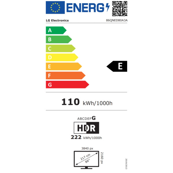 LG 86'' 86QNED80A3A 4K QNED HDR Smart TV - Slika 6