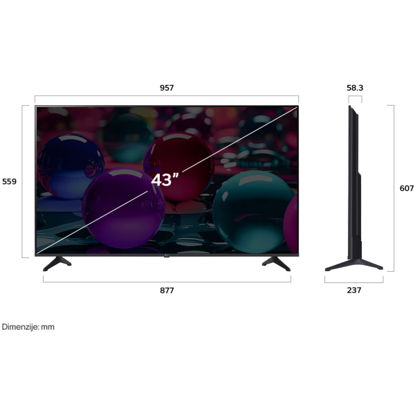 LG 43'' 43UA73003LA LED UHD 4K SMART TV - Slika 4