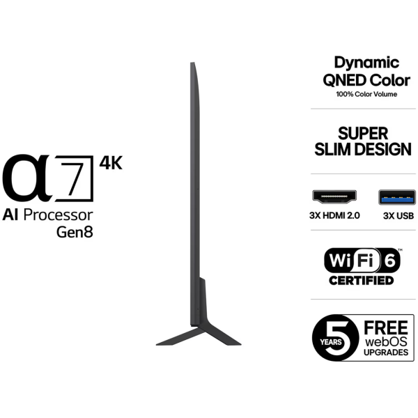 LG 50'' 50QNED80A6A QNED 4K UHD TV - Slika 4