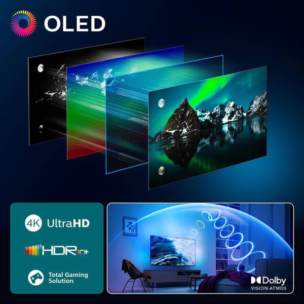 Philips 65'' 65OLED820/12 OLED 4K Google TV Ambilight - Slika 5