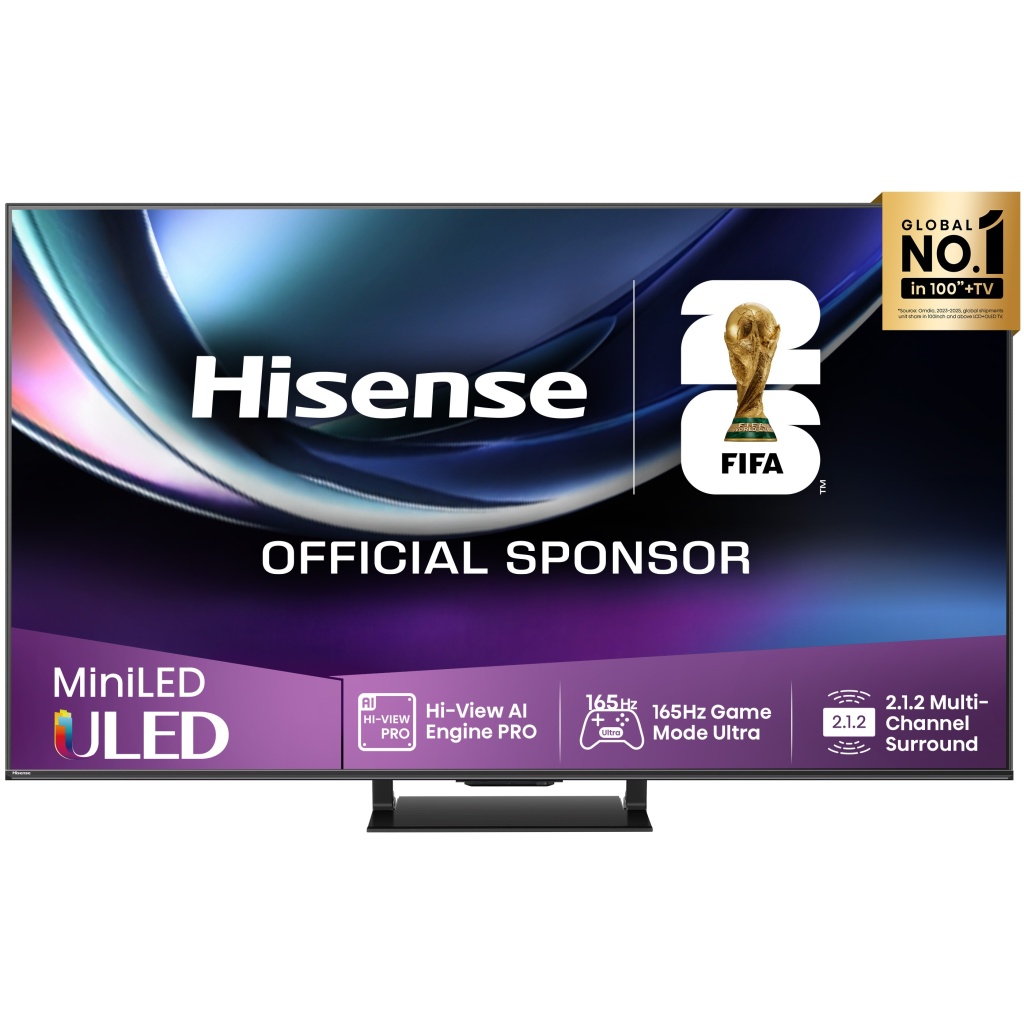 Hisense 75'' 75U7Q PRO ULED Mini LED 165 Hz