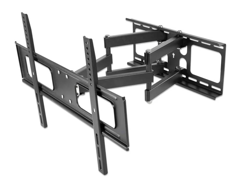 Zidni nosač za TV sa zglobom nagibni Manhattan Outdoor Full-Motion (37" do 86") do 50kg Post-Leveling crni 462150 - Slika 3