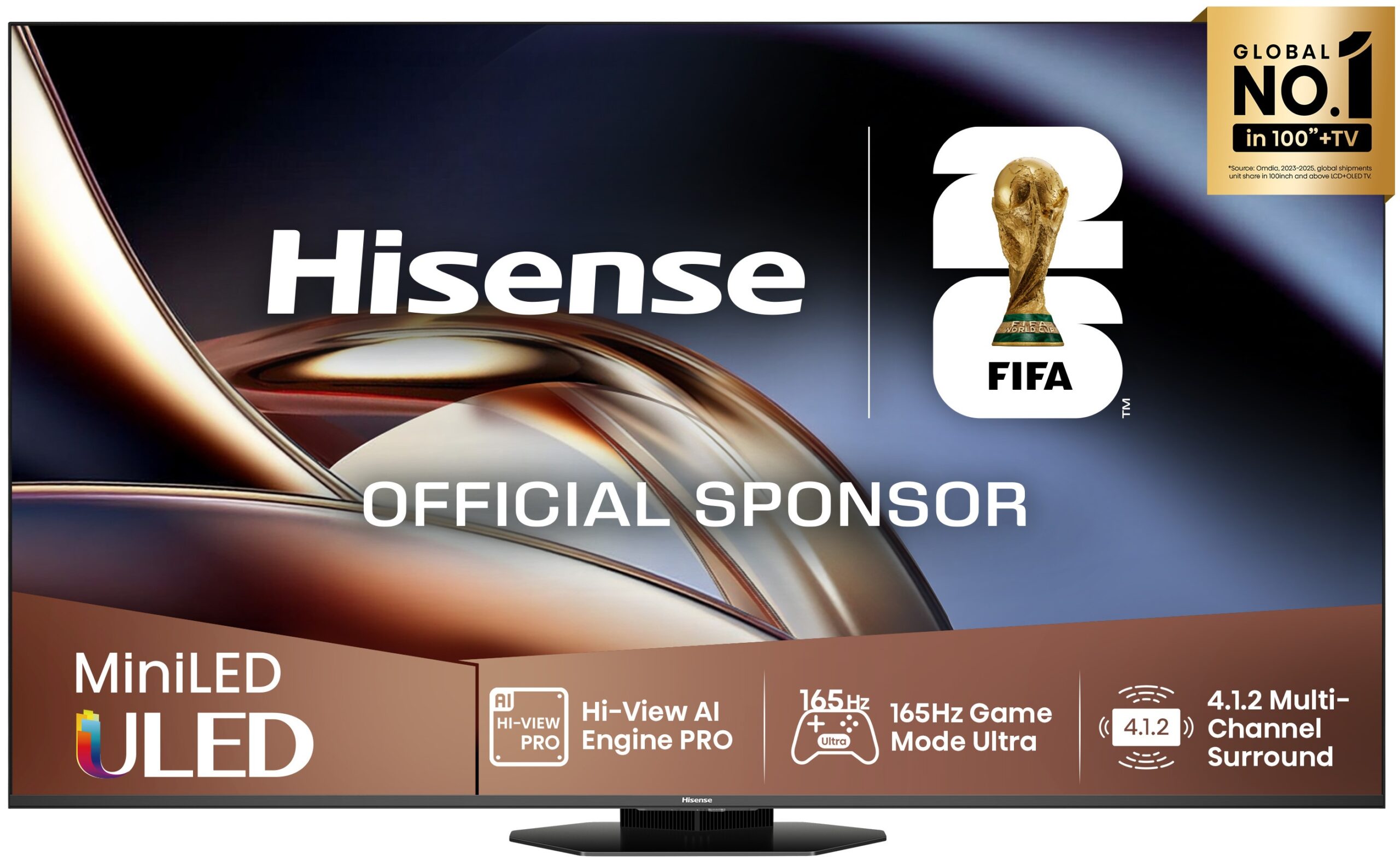 Hisense 75" 75U8Q ULED Mini-LED TV 4K UHD