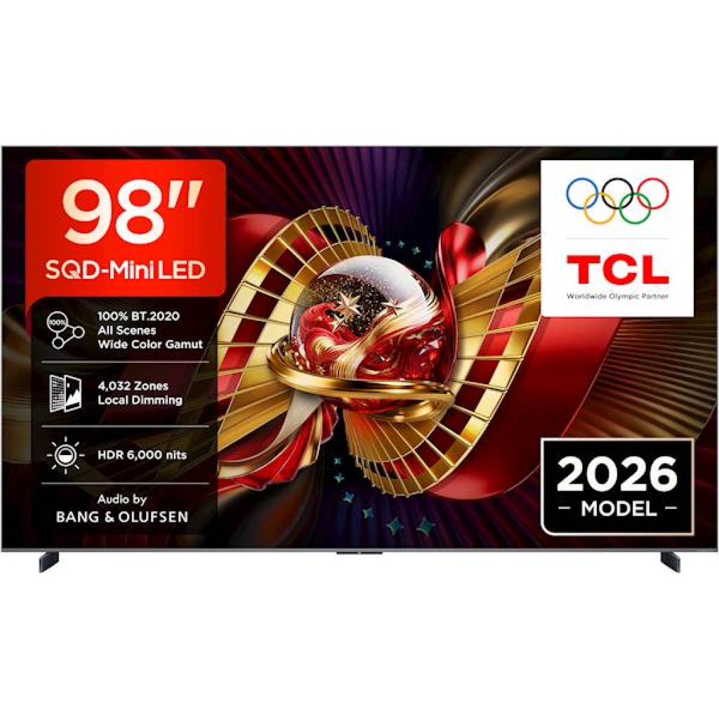 TCL 98'' 98C8L SQD Mini-LED Google TV 4K UHD