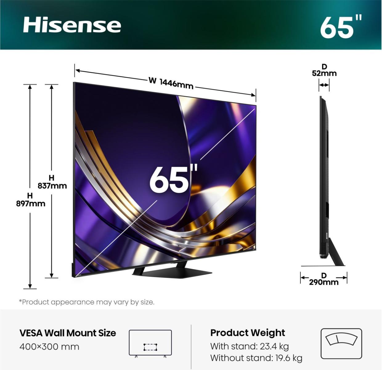 Hisense 65'' 65U7S PRO ULED MiniLED 4K - Slika 2