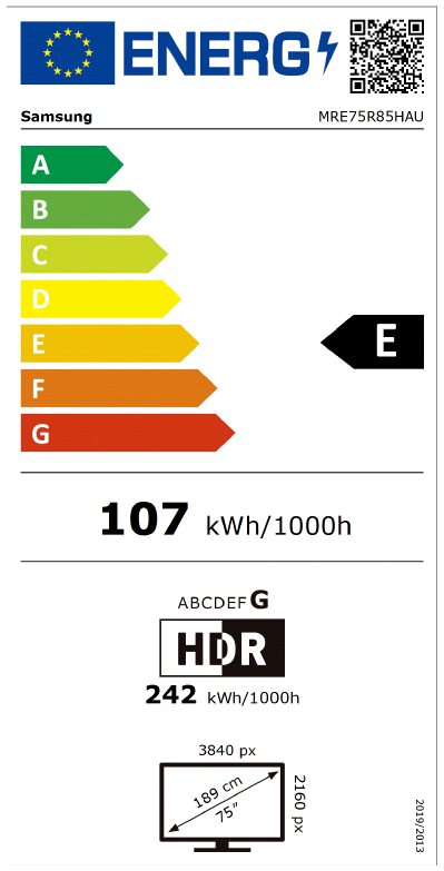 SAMSUNG 75'' MRE75R85HAUXXH Micro RGB 4K UHD - Slika 6
