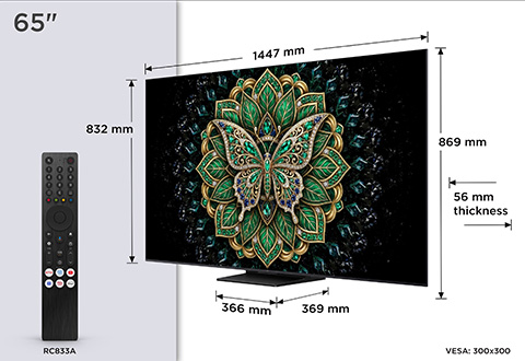 TCL 85" QD-Mini LED TV 85C6K PRO 4K UHD - Slika 6