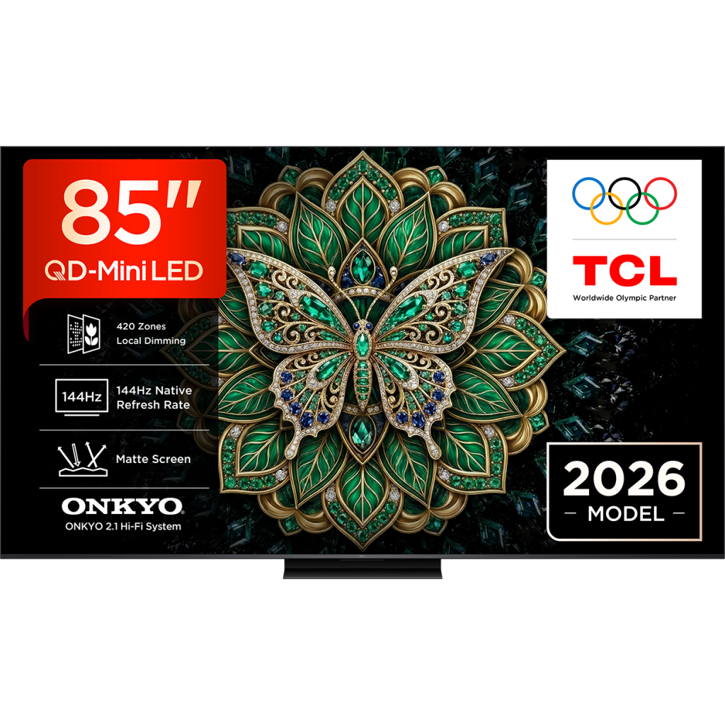 TCL 85" QD-Mini LED TV 85C6K PRO 4K UHD