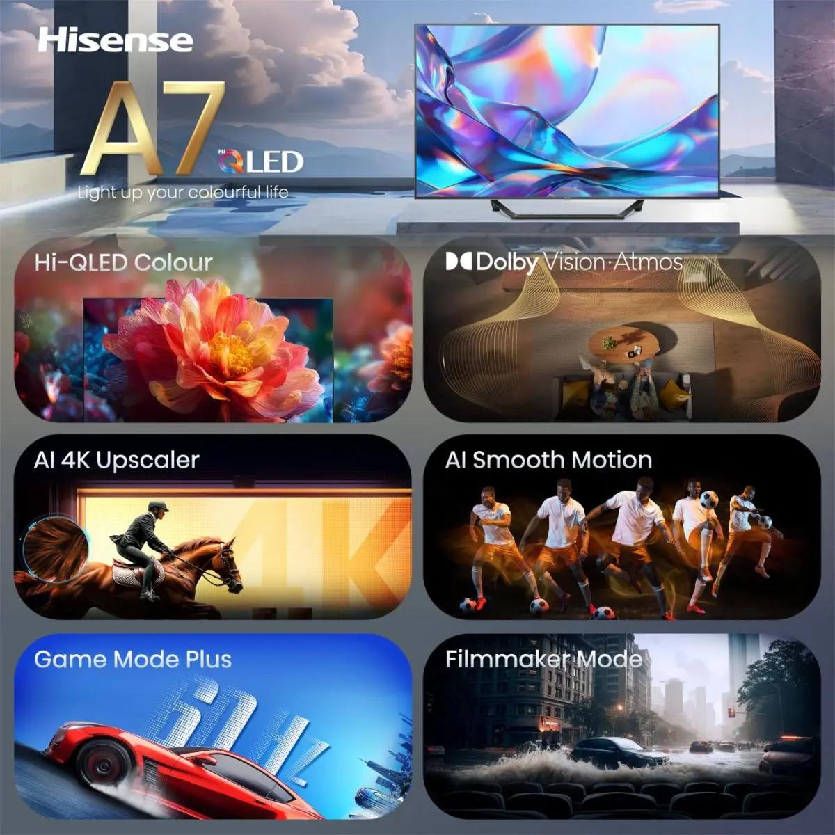 Hisense 43'' 43A7S QLED 4K UHD Quantum Dot - Slika 7
