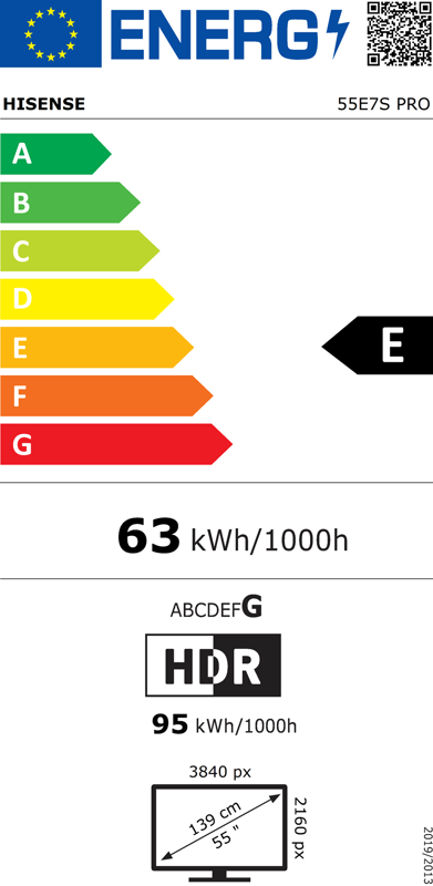 Hisense 55'' 55E7S PRO QLED 4K UHD Quantum Dot - Slika 7