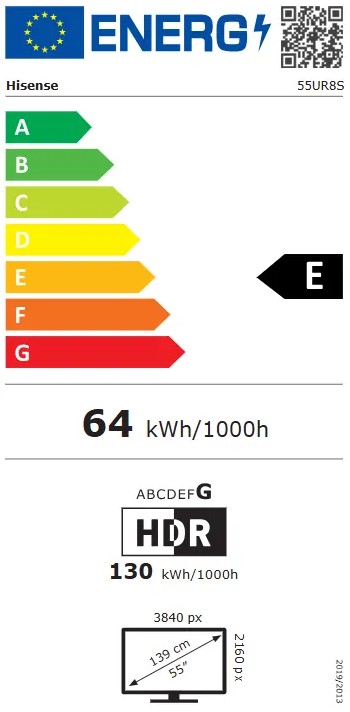 HISENSE 55'' 55UR8S RGB Mini LED 4K UHD - Slika 5