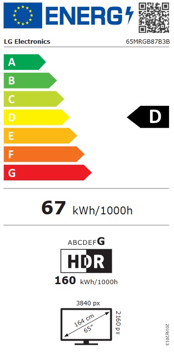 LG 65'' 65MRGB87B3B Mini LED RGB 4K UHD - Slika 5