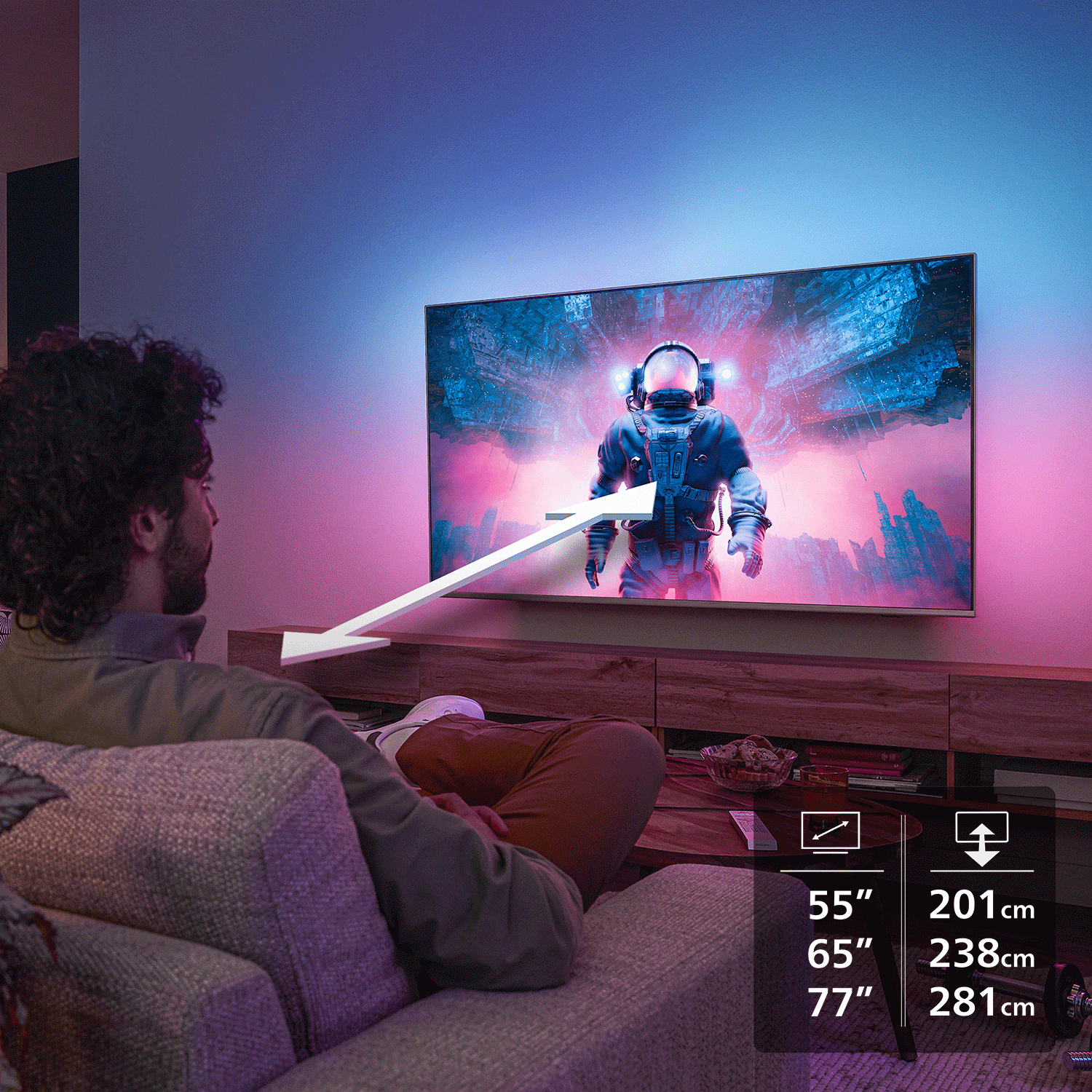 PHILIPS 55'' 55OLED761/12 OLED UHD Ambilight3 - Slika 5